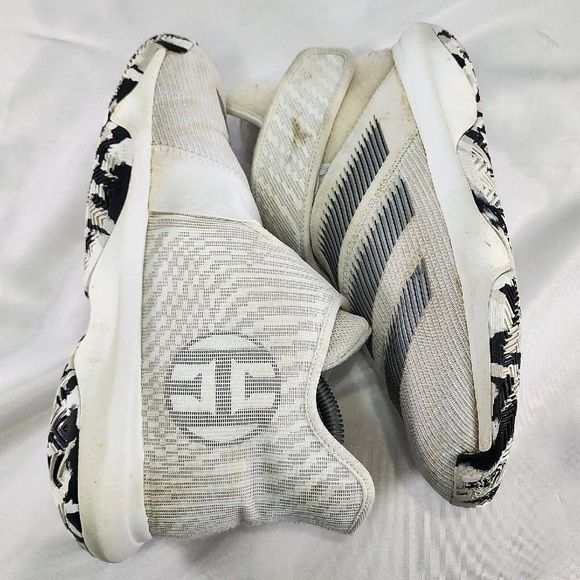 Adidas Harden B/E 3 Cloud White Shoes G26150 Quality Rare Comfort Men Size 5.5 - Picture 5 of 8